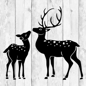 Deer Head SVG, Deer svg, Deer Clipart, Deer Head Clipart, Deers svg, Hunting svg Files, Cut File Files Cricut Silhouette T-shirt, Printable