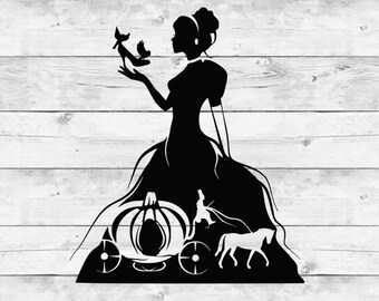 Download Cinderella Svg File Etsy