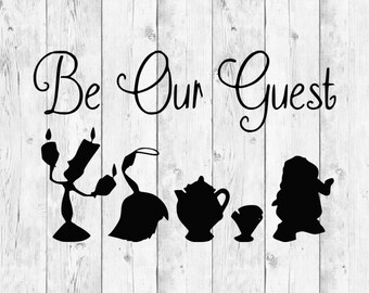 Be Our Guest Svg Etsy Be Our Guest Svg Etsy