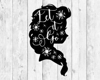 Download Elsa Silhouette Svg Etsy