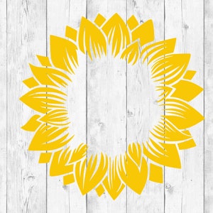 Sunflower svg Cutting files Cricut Cute svg designs print for t-shirt