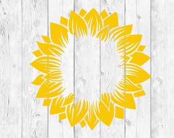 Sunflower svg Cutting files Cricut Cute svg designs print for t-shirt