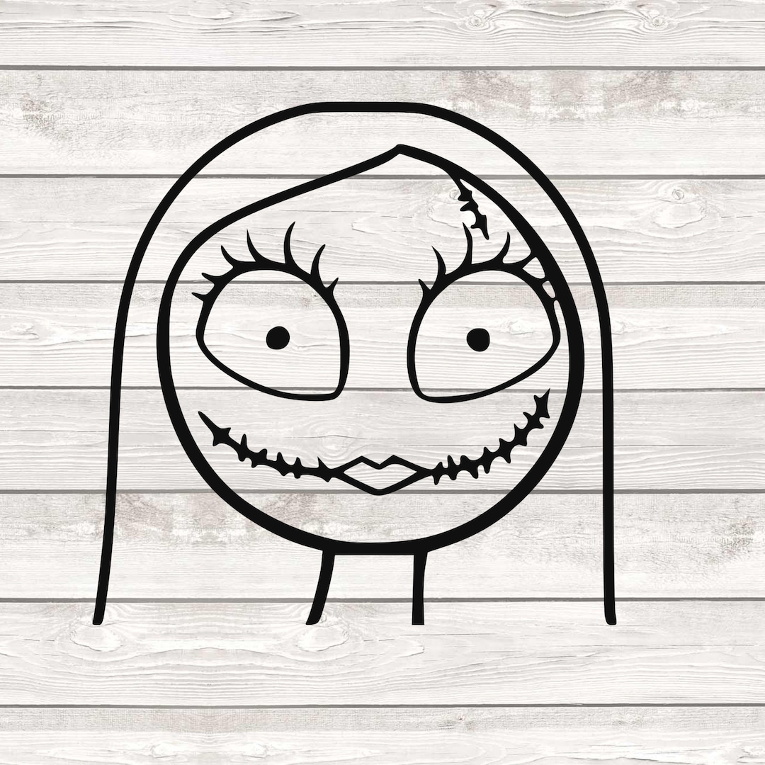 The Nightmare Before Christmas Svg, Jack Sally Svg, Sally