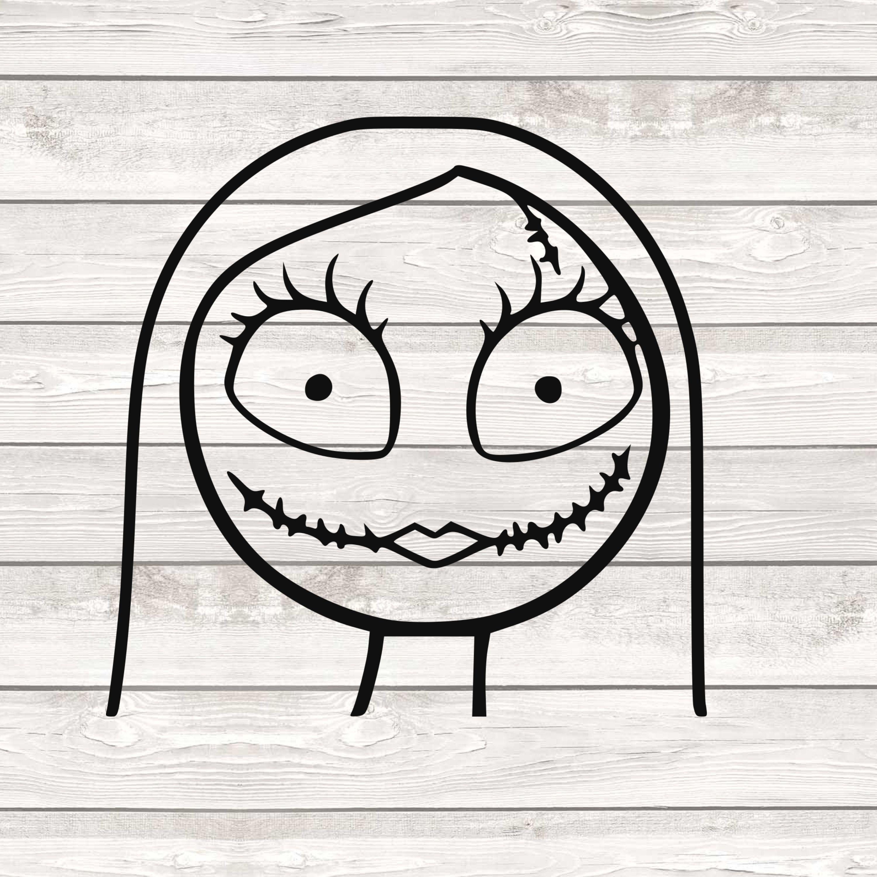 The Nightmare Before Christmas Svg, Jack Sally Svg, Sally