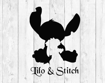 Ohana SVG, Lilo and stitch svg, Lilo and Stitch clipart, Stitch SVG, svg files for cricut, svg files for silhouette