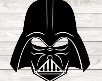 Star Wars - Darth Vader - Helmet - Star Wars SVG - Cricut - Cut File - png- dxf- eps - jpg - VADER - Cricut SVG - The Mandalorian - Anakin