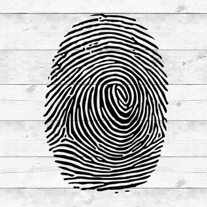 Fingerabdruck svg, Fingerprint Cut Dateien für Cricut und Silhouette, Fingerprint Clipart, png, eps, svg, Bügelbild T-Shirt Transfer