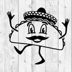 Taco Svg, Taco Silhouette Svg, Taco Tuesday Svg, Feed Me Tacos Svg, Taco Shirt Svg, Taco Clipart, Mexican Food Svg, Cricut Svg, Silhouette