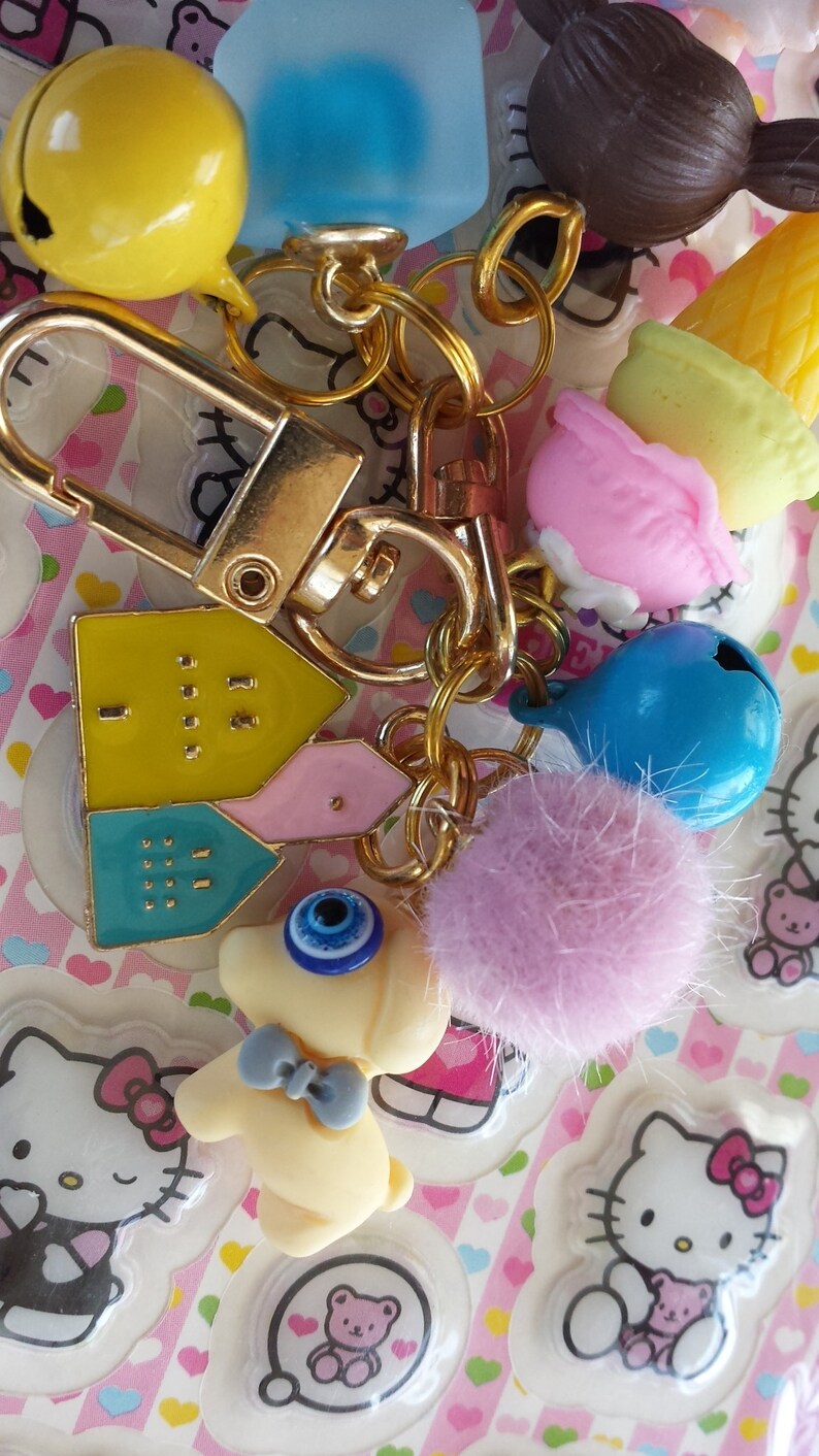 Anime School Girl Keychain Charm backpack fanny pack purse bag Etsy