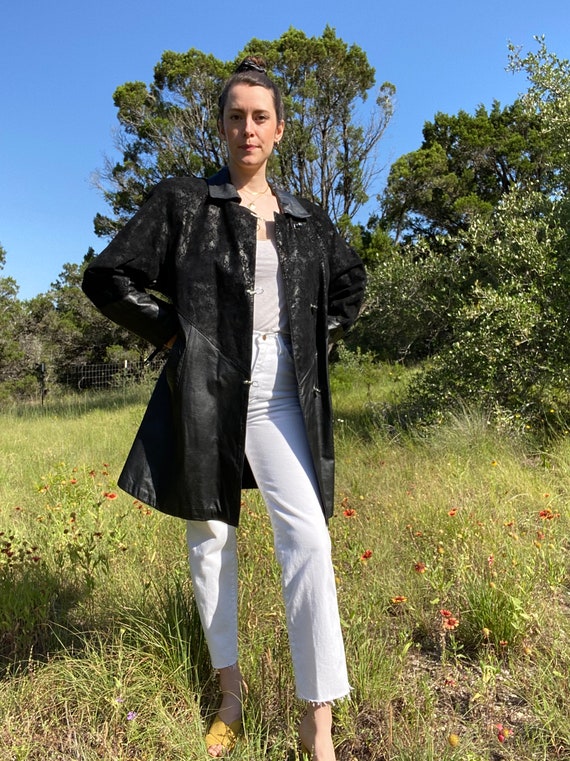Leather Trench Coat