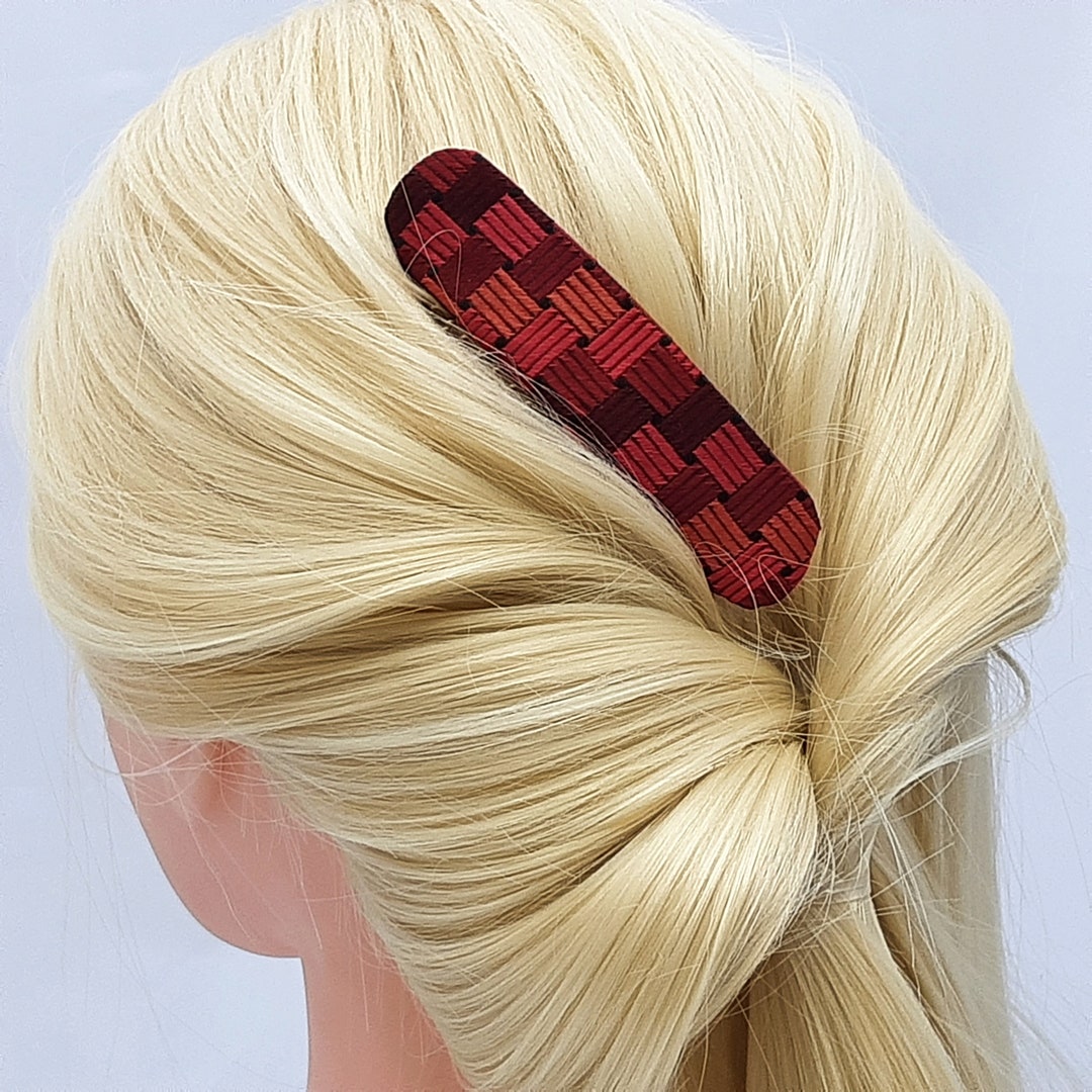 CLASSIC HAIR CLIP RIBBON_RED main image 1