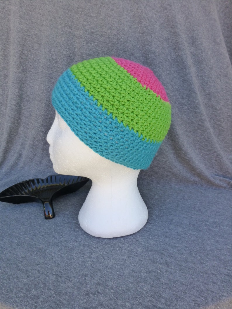 Polysexual Pride Flag Beanie