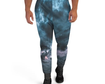 Pantalones Cloud Print // Festival Pants Men // Joggers // Pantalones artísticos // Ropa hippie // Rave Pants // Ropa Rave // Burning Man