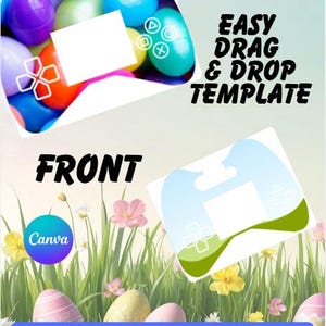 Xbox-mall: Redigerbar i Canva (direktnedladdning) Påskkorg