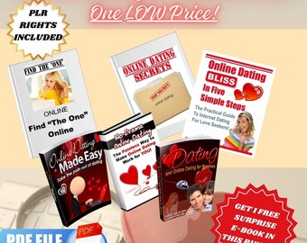 Online Dating eBooks Bundle: PLR/MRR, Liebe & Beziehungen (PDF)