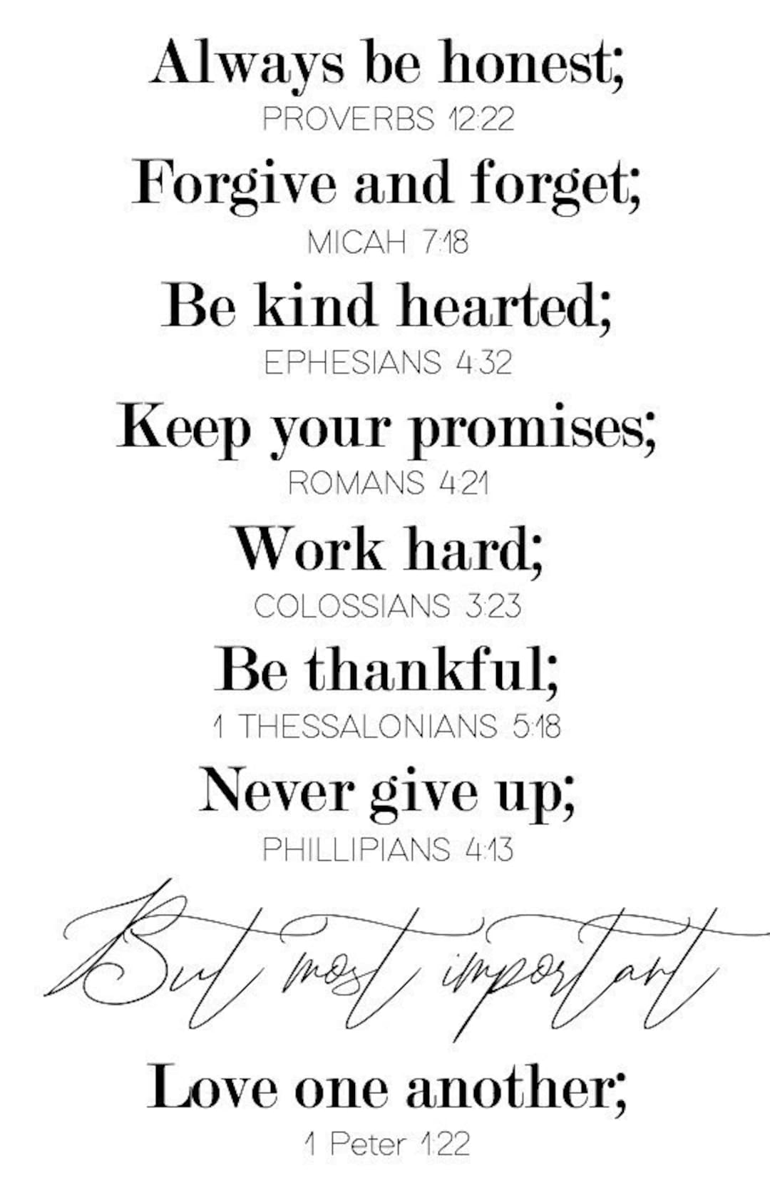 Bible Verse House Wall Decor Etsy