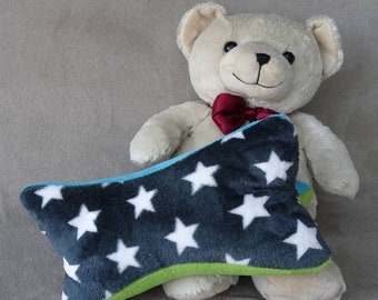 redNackenkissen Nackenstütze Reisekissen Bär Teddy für Kinder aus weichem Plüsch 