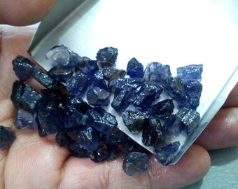 15 Stück Iolith Rohstein: Roh Blauer Edelstein (10-12 MM)