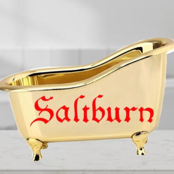 Saltburn Bathtub || Mini Bathtub || Soap Dish || Funny Home Aesthetic Gifts