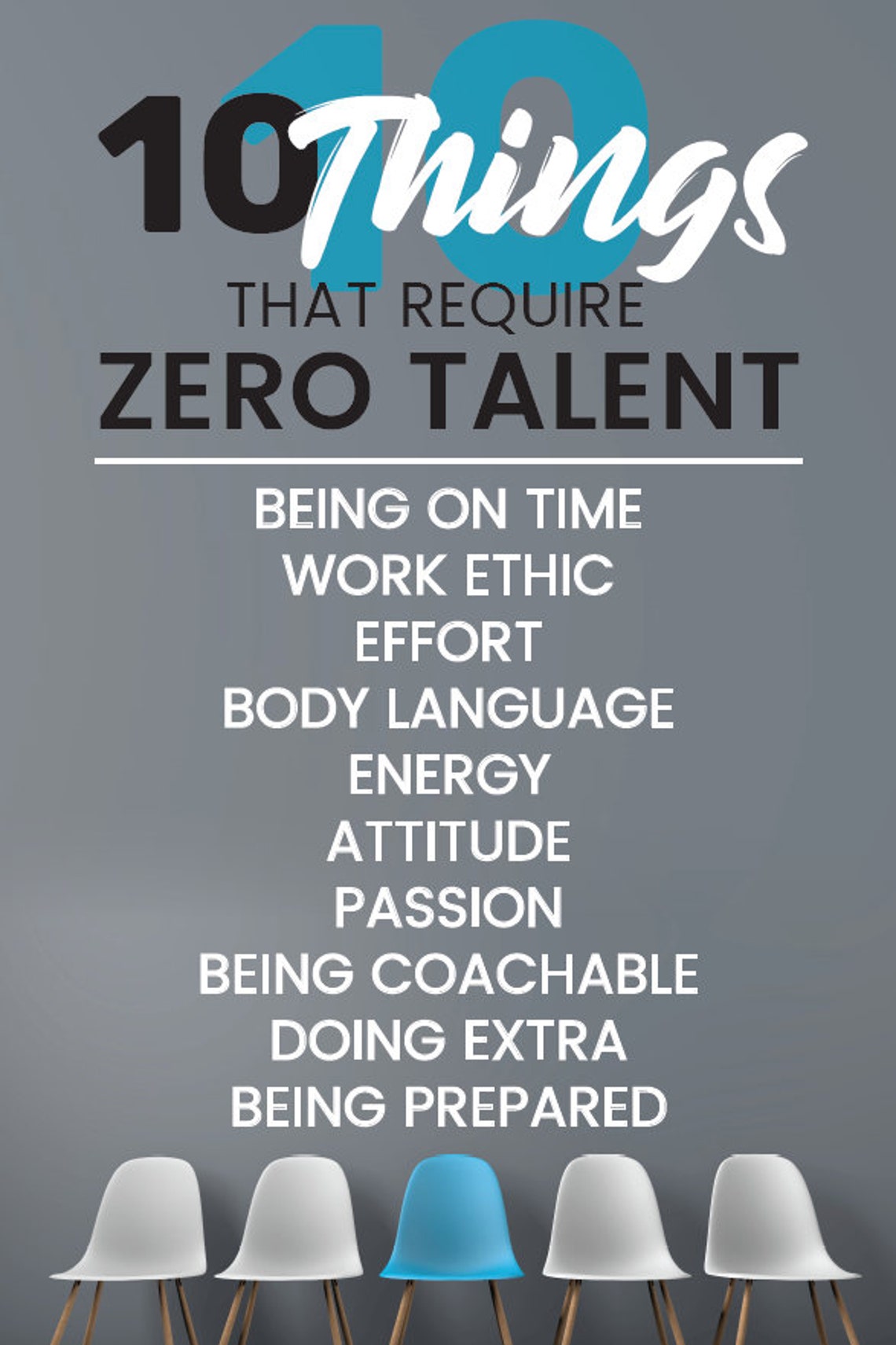 10 Things That Require Zero Talent Office Wall Hanging - Etsy