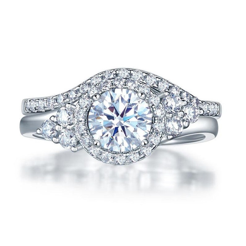 Dainty Round Cut 3 Diamond 14K White Gold Finish Sparkly Anniversary Men/'s Wear Ring