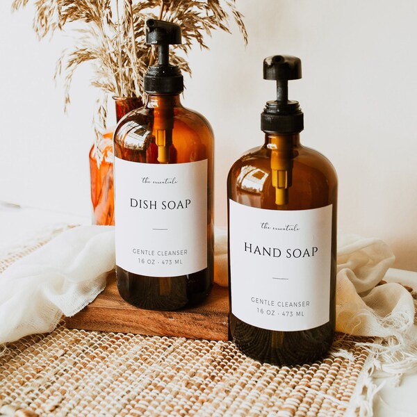 Soap Dispenser Label Etsy