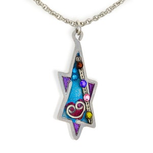 Seeka Star of David Necklace - Purpl Style #1430288P