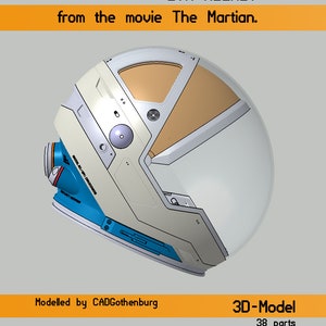 3D models of the EVA helmet from &#39;The Martian&#39;
