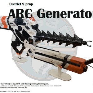 Arc Generator 3D-models/Stl's. District 9 prop.