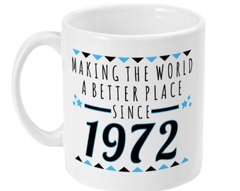 Mug 50e anniversaire, pour un monde meilleur depuis 1972