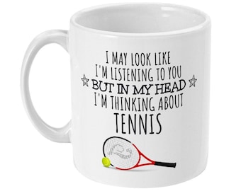 Tennis Gift, Tennis Mug, Funny Tennis Gifts for Men, Him, Women, Husband, Boyfriend, Dad, Tennis Coach, Gift for Tennis Players