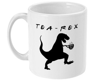 Tasse Dinosaure Trendation T-Rex, Cadeau Garçon, Céramique, Lavable Micro-ondes
