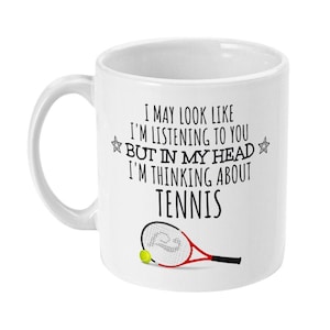 Tennis Gift, Tennis Mug, Funny Tennis Gifts for Men, Him, Women, Husband, Boyfriend, Dad, Tennis Coach, Gift for Tennis Players
