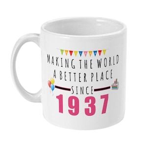 85. Geburtstagsgeschenk, 85. Geburtstagsbecher, Beste Freunde 85. Geschenke, Achtziger Fünf, 80, Geboren 1937, Geschenk für Sie, Frauen, Mama, Happy 85th Birthday