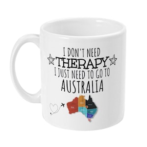Australia Gift, Australia Mug, Funny Australia Gifts for Her, Him, Men, Women, Australia Lover, Fan, Australia Birthday Coffee Mug