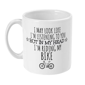 Fahrrad fahren Kaffeebecher, lustiges Radsport Geschenk