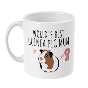 Guinea Pig Mum Mug, Funny Cavy Lover Gift