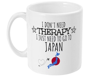 Funny Japan Coffee Mug, Travel Lover Gift