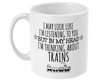 Funny Mug I'M LISTENING BUT IN MY HEAD I AM DRIVING A TANK Novelty Gift Present 