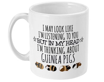 Funny Guinea Pig Mug, Cavy Lover Gift