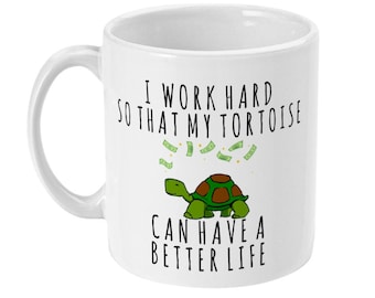 Tortoise Gift, Tortoise Mug, Tortoise Lover Gift, Pet Tortoise Owner Gifts, Mum, Gifts for Tortoise Lovers, Women, Her, Crazy Tortoise Lady