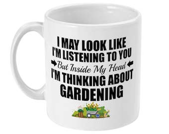 Taza divertida de jardinería, regalo para amantes de las plantas