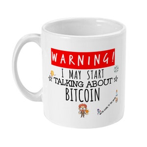 Bitcoin Mug, Bitcoin Gift, Funny Bitcoin Gifts for Him, Husband, Boyfriend, Friend, Bitcoin Lovers Cryptocurrency Coffee Mug