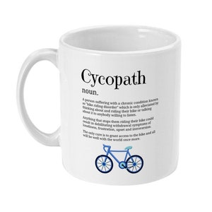 Cycopath Radfahren Becher, lustiges Fahrrad-Liebhaber Geschenk