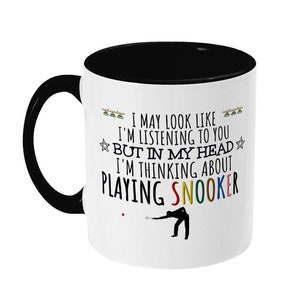 Snooker Gift, Snooker Mug, Funny Snooker Gifts for Him, Dad, Husband, Men, Snooker Lover, Fans, Snooker Player Coffee Mug, Playing Snooker