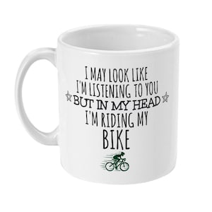 Cycling Gift, Cycling Mug, Bike Gifts, Gifts for Cyclists, Cycling Gifts, Bicycle Mug, Cyclist Gift for Him, Riding My Bike Cycle Coffee Mug