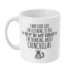 Chinchilla Gift, Chinchilla Mug, Chinchilla Lover Gifts, Funny Gifts for Chinchilla Owner, Pet Chinchilla Gifts for Her, Women, Him, Men