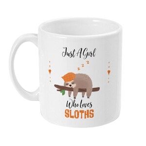 Sloth Lover Keramisk Mugg, Rolig Sloth Gåva För Henne