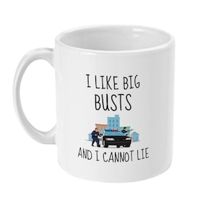 Law Enforcement Officer Gift, Law Enforcement Officer Mug, I Like Big Busts Mug, Police Officer Gifts, Police Graduation, Police Mug
