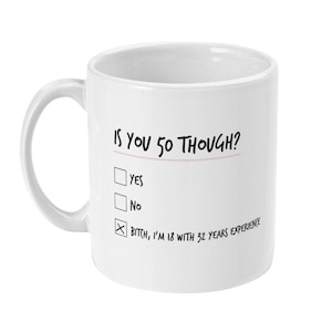 50th Birthday Gift, 50th Birthday Mug, Fifty AF, 50, Happy 50th Birthday Gifts for Women, for Her, Birthday Bitch, Best Friend 50th Gifts